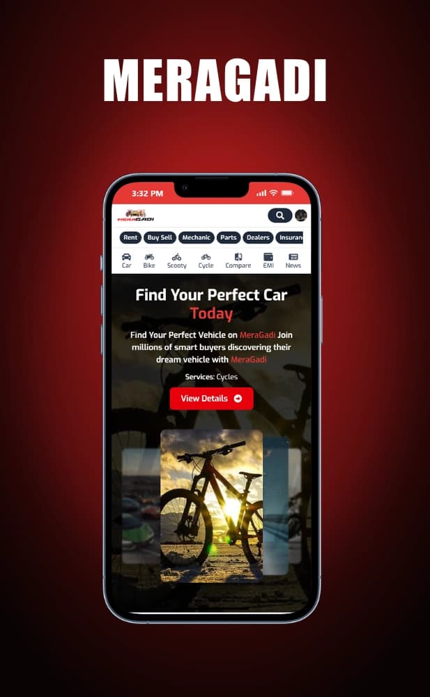 MeraGadi - Auto Marketplace & Vehicle Discovery