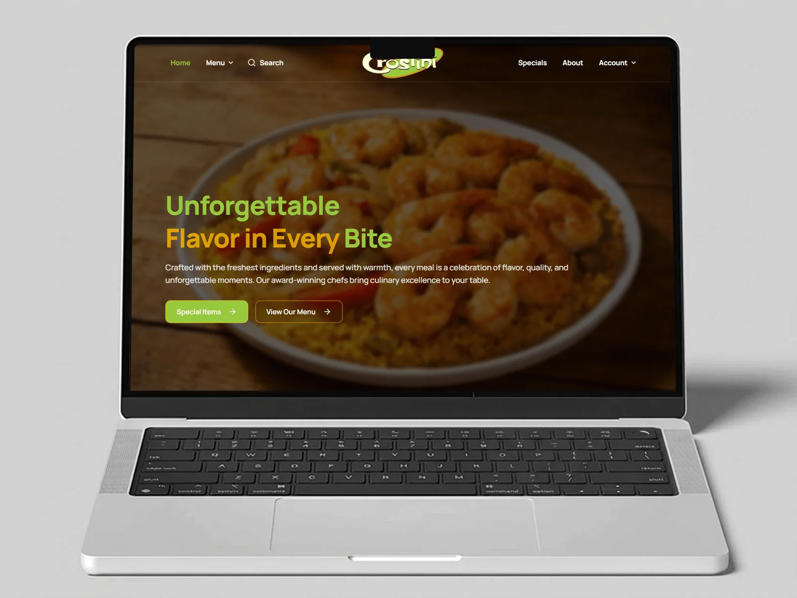 Crostini - Macbook and Desktop View